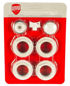 Набор присоединительный 3/4 " white Royal Thermo